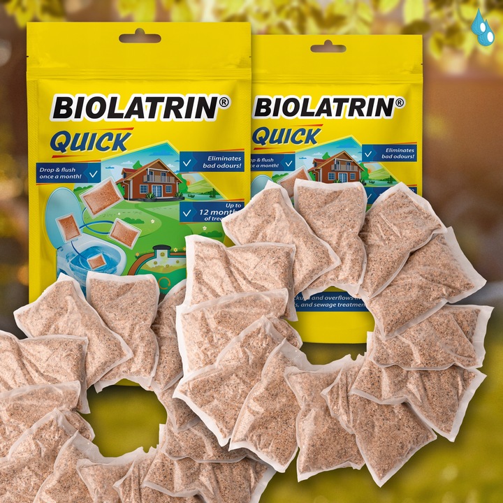 Bakterie do szamba i oczyszczalni silny bio preparat BIOLATRIN Quick