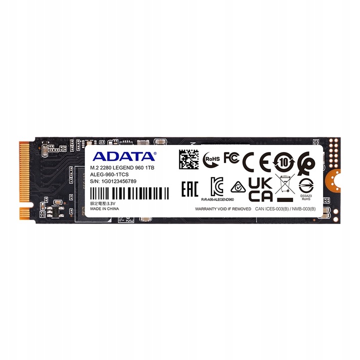 SSD m.2 ADATA Legend 960 1TB PCIe 4x4 7.4/6 GB/s