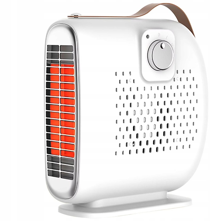 MOCNY GRZEJNIK ELEKTRYCZNY OGRZEWACZ MINI FARELKA HEATER Z DMUCHAWĄ