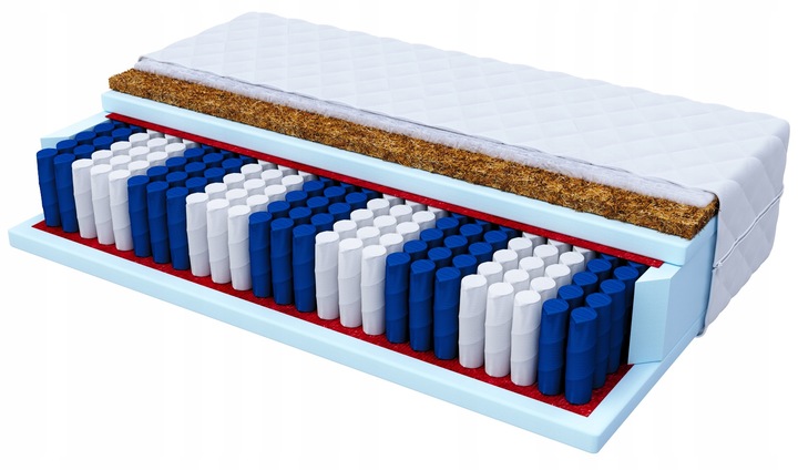 Materac 140x200 kokos NATURAL MAX exclusive 24 cm