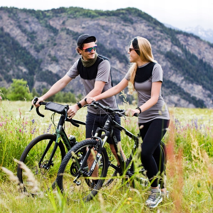 Opaska damska wełniana merynos ciepła czarna