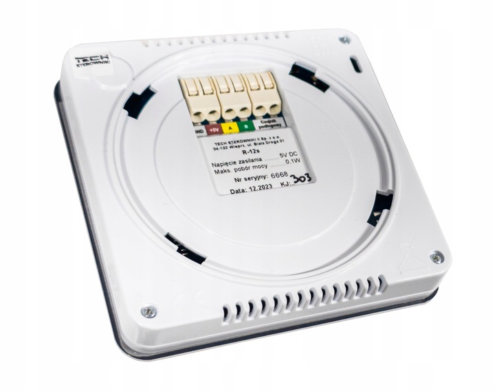 STEROWNIK REGULATOR TERMOSTAT POKOJOWY BIAŁY R-12S DO LISTWY L-X