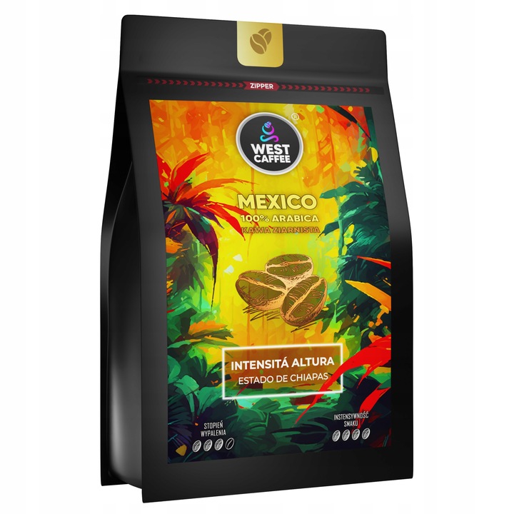 Kawa Ziarnista Zestaw 6x250g West Caffee MIX Świeżo Palona 100%