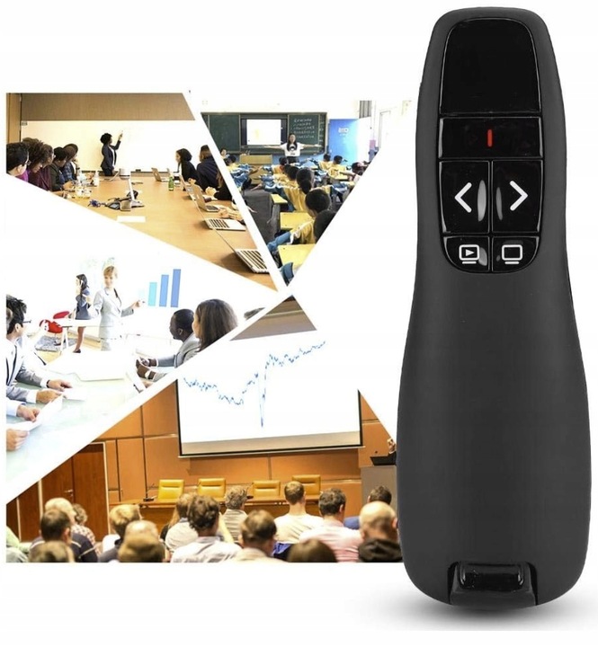 WSKAŹNIK PREZENTER LASEROWY PILOT BEZPRZEWODOWY DO PREZENTACJI LASER USB