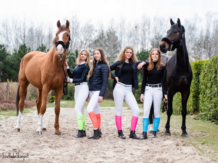 Wygodne skarpetki dziecięce do jazdy konno na lato z mikrofibry od Comodo