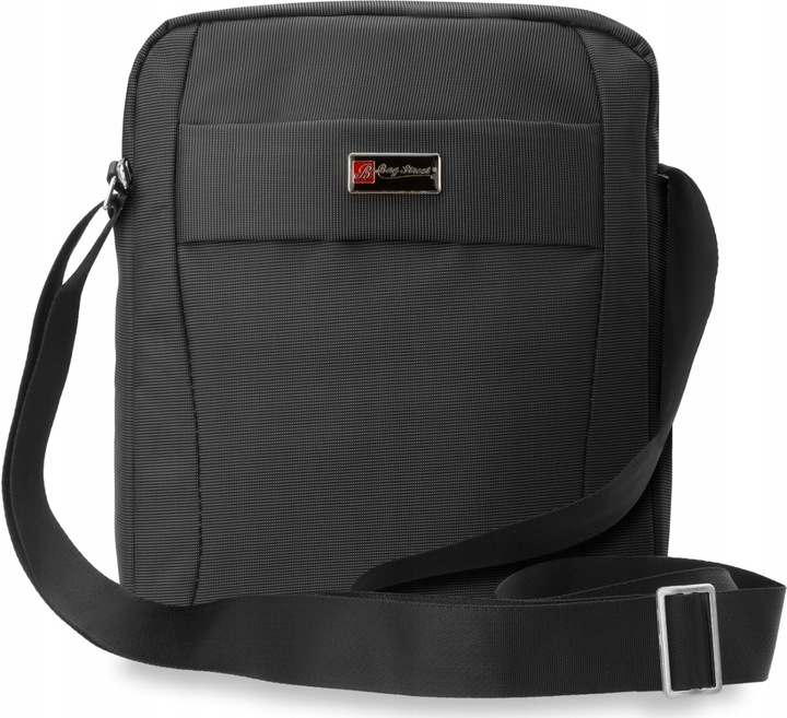 TORBA NA RAMIĘ DUŻA Saszetka LISTONOSZKA Męska Pojemna SOLIDNA Z PASKIEM