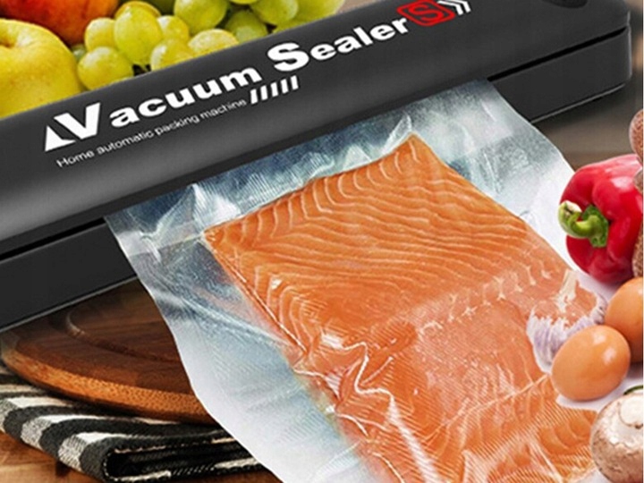 ZGRZEWARKA PRÓŻNIOWA RĘCZNA PAKOWARKA DO ŻYWNOŚCI FOLII + WORKI