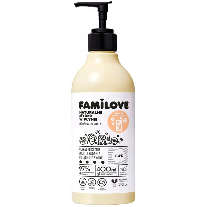 Yope FamiLove Mydło w Płynie Mix Zapachów Edycja Limitowana 400ml x3