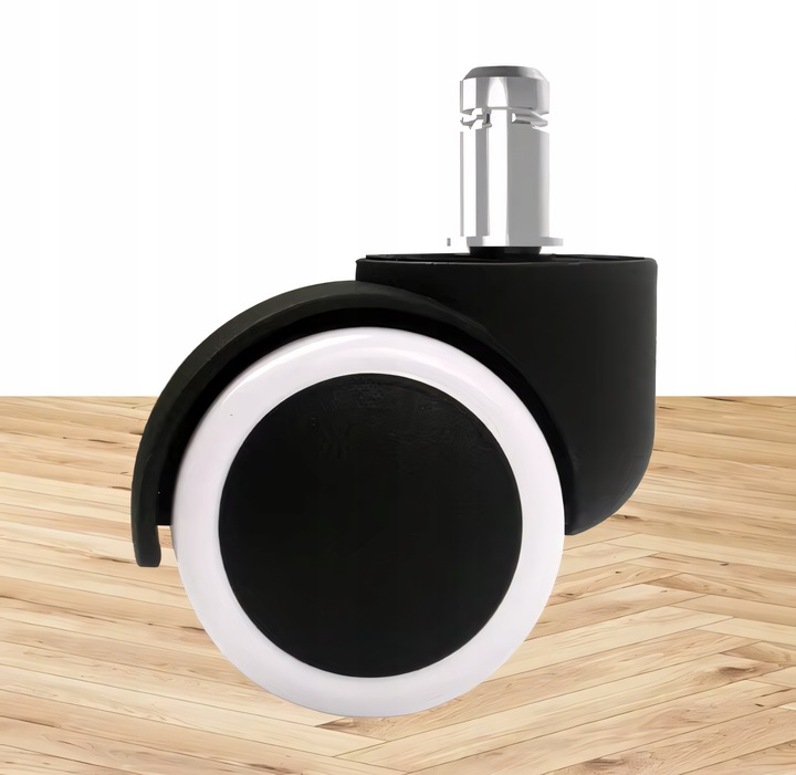 KÓŁKA DO FOTELA OBROTOWEGO 5X KRZESŁA NIE RYSUJĄ PODŁOGI BEZ RYS BIAŁE