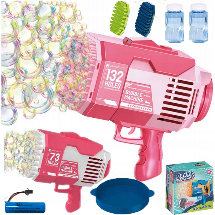 PISTOLET NA BAŃKI BAZOOKA DO BANIEK+ 2szt NAKŁADEK