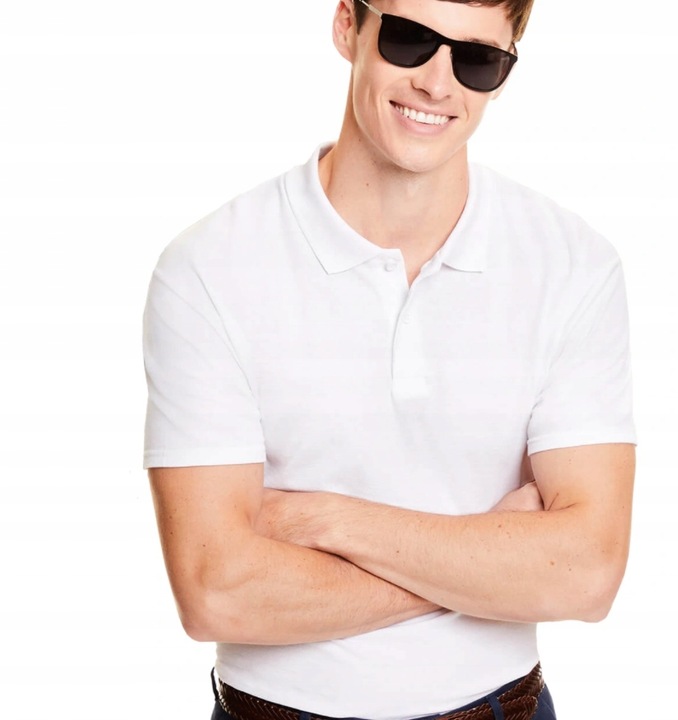 KOSZULKA POLO ORIGINAL FRUIT OF THE LOOOM White L