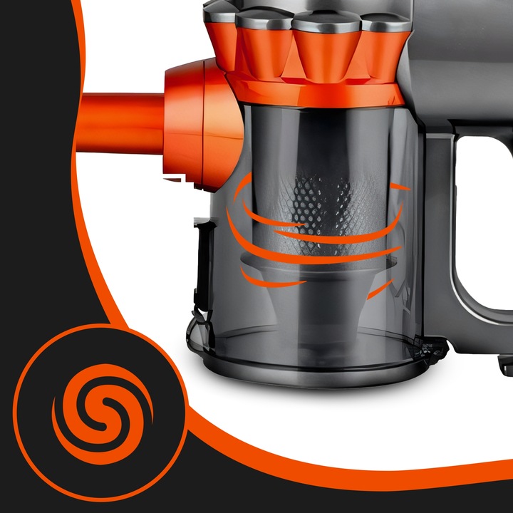 ODKURZACZ PIONOWY RĘCZNY CYKLONOWY BEZWORKOWY MOCNY 650W 5W1 PORĘCZNY