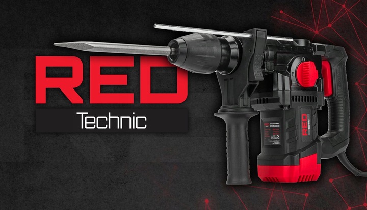 MŁOT UDAROWY MŁOTOWIERTARKA UDAR SDS+ 2200W 6J WALIZKA 3 X WIERTŁO +