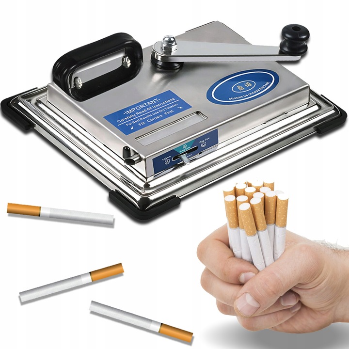 TŁOKOWA MASZYNKA NABIJARKA DO PAPIEROSÓW GILZ 8MM PRECYZYJNE NABIJANIE