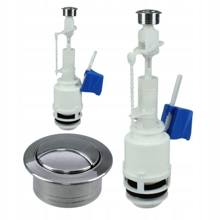 ZAWÓR SPUSTOWY DO SPŁUCZKI WC 3/6L UNIWERSALNY SOLIDNY PRZYCISK