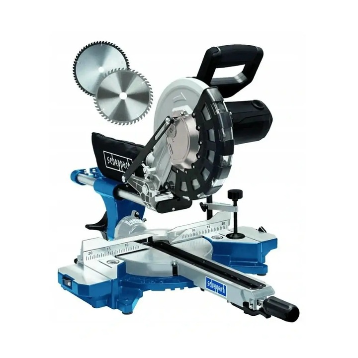 SCHEPPACH Piła ukośnica ukosowa z przesuwem i SOFT-STARTem HM254 +Kątownik