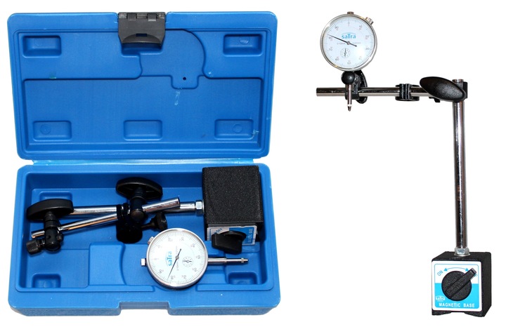 CZUJNIK ZEGAROWY STATYW MAGNETYCZNY 0-10MM+WALIZKA