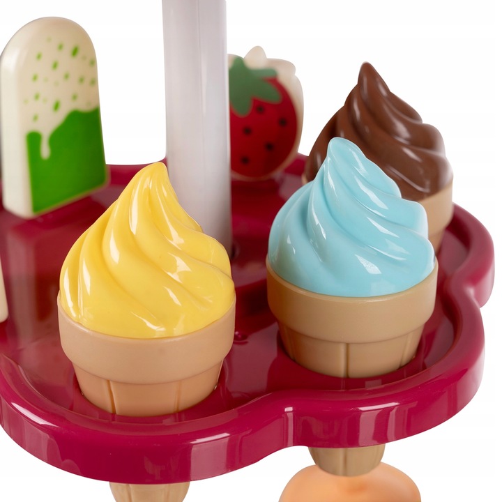 CUKIERNIA LODZIARNIA WÓZEK NA KÓŁKACH Z DŹWIĘK PREZENT DLA 3 4 5 LATKI