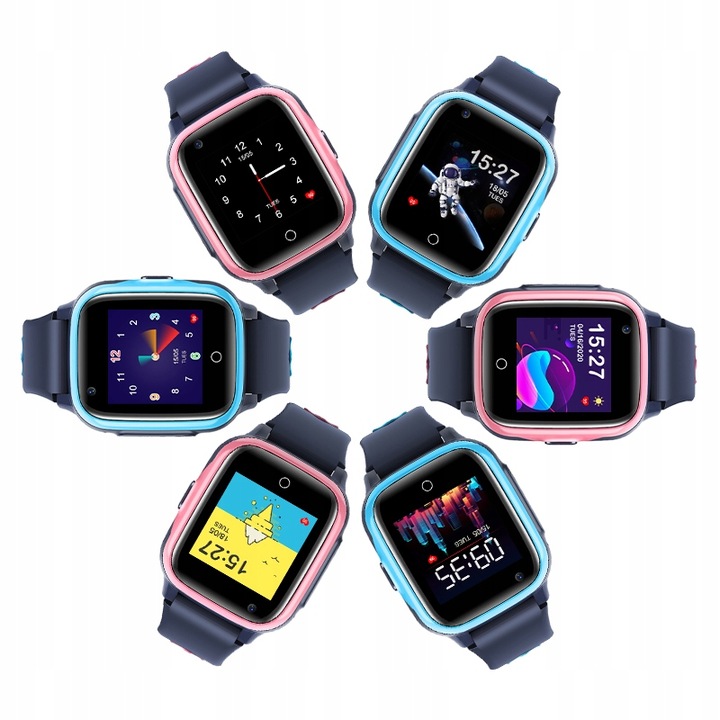 SMARTWATCH ZEGAREK TELEFON DLA DZIECI ROZMOWY SMS POLSKIE MENU GPS 4G