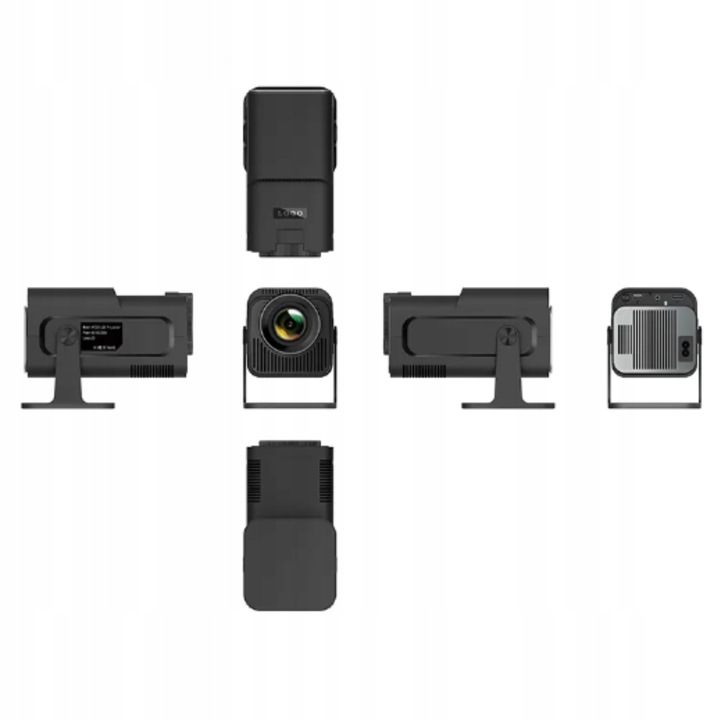 Projektor LED Alwtniet Hy320 mini czarny