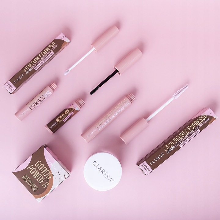 Claresa Brow Double Espresso wzmacniające żelowe serum do brwi 6g