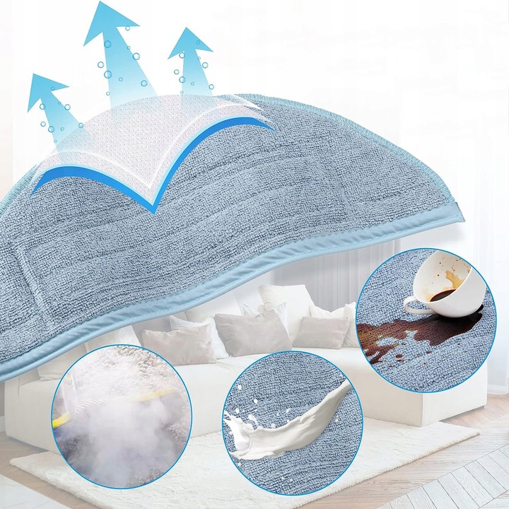 Zestaw Szczotki Filtry MOPY Wałek do Xiaomi Roborock S7 S70 S75 MAXV