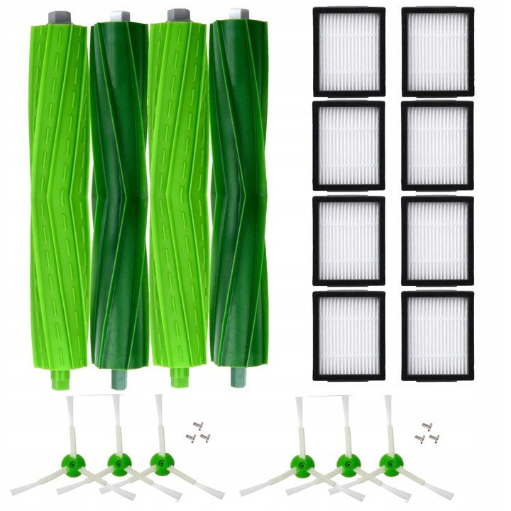 Zestaw Szczotki Filtry Rolki do iRobot Roomba e5 e7 i3+ i4+ i5+ i6+