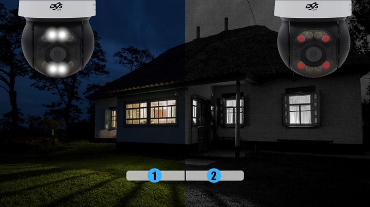 KAMERA WIFI OBROTOWA SMART 8Mpx UHD 4xZOOM MIKROFON GŁOŚNIK ZEWNĘTRZNA DVS