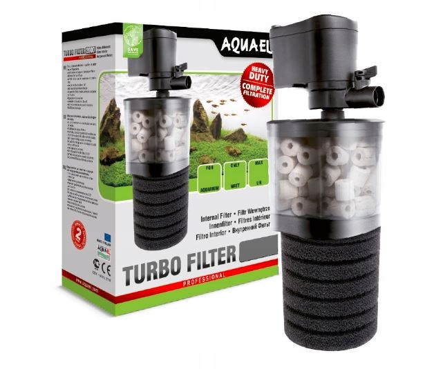 AQUAEL TURBO 500 - FILTR WEWNĘTRZNY Biologiczny do AKWARIUM do 150L 500l/h