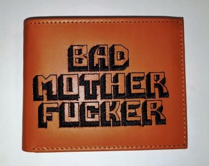 PULP FICTION portfel BAD MOTHER FUCKER 100% skóra