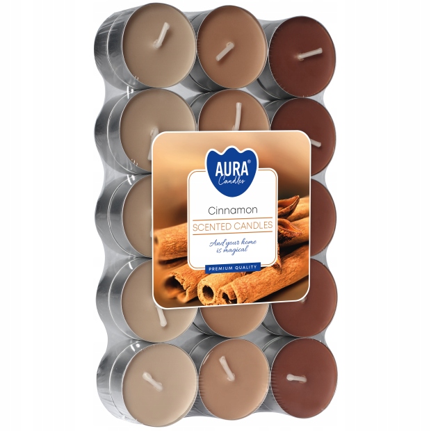 TEALIGHTY zapachowe PODGRZEWACZE świeczki TEALIGHT BISPOL 4H 90 SZTUK