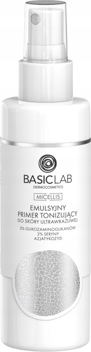 BasicLab emulsyjny primer tonizujący do skóry ultrawrażliwej 150 ml