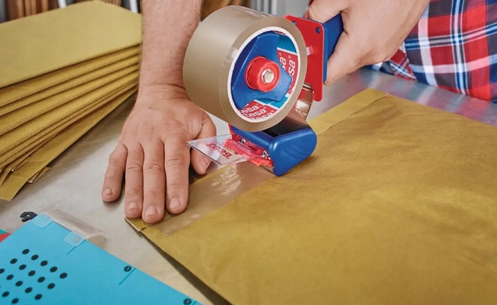 Dyspenser do taśm pakowych tesa STANDARD + taśma