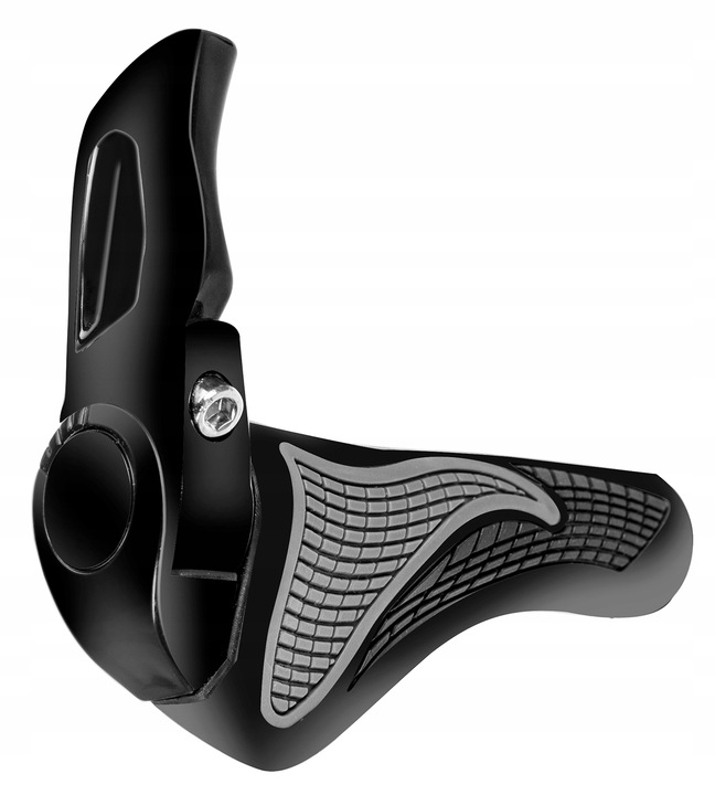 Chwyty Rowerowe 2x Rączki Antypoślizgowe Profilowane Rogi Rowerowe Alu Guma