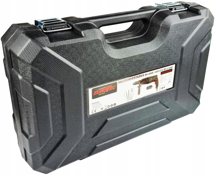 MŁOTOWIERTARKA WIERTARKA MŁOT UDAROWY 2600W MOCNA SDS+ ZESTAW WALIZKA