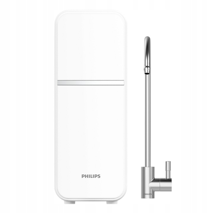 Przepływowy filtr do wody PHILIPS, filtr zmiękczający wodę, pod zlew +