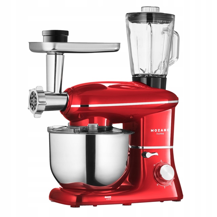 ROBOT KUCHENNY PLANETARNY MIKSER BLENDER 6w1 MISA 6,2L MOCNY ZESTAW