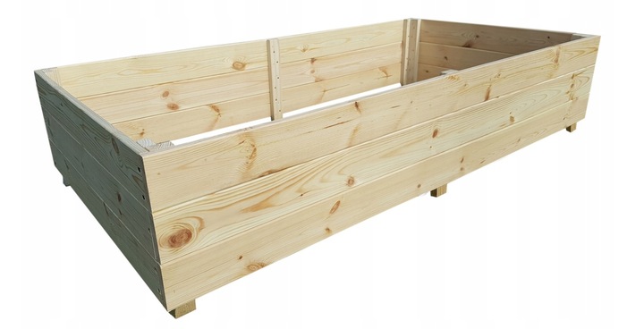 WARZYWNIAK ZIELNIK INSPEKT SKRZYNIA 120x80x30 EKO DREWNIANY WYSOKI