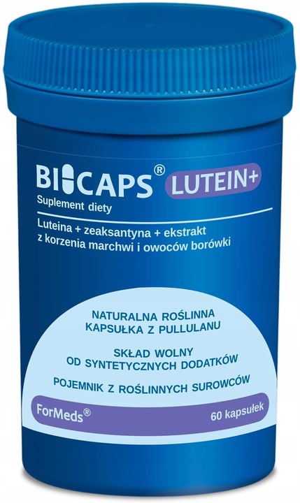 Formeds Bicaps Lutein+ beta karoten luteina wzrok 60 kapsułek