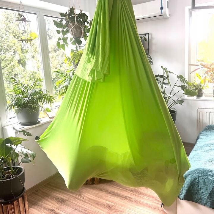 Hamak - chusta akrobatyczna dla dzieci, 10 kolorów, 4 metry, szeroki 260 cm