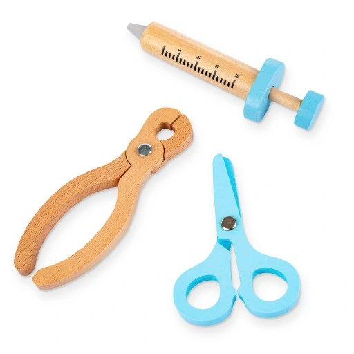 ZESTAW MAŁEGO LEKARZA DLA DZIECI DOKTOR PIELĘGNIARKA WALIZKA KINDERPLAY