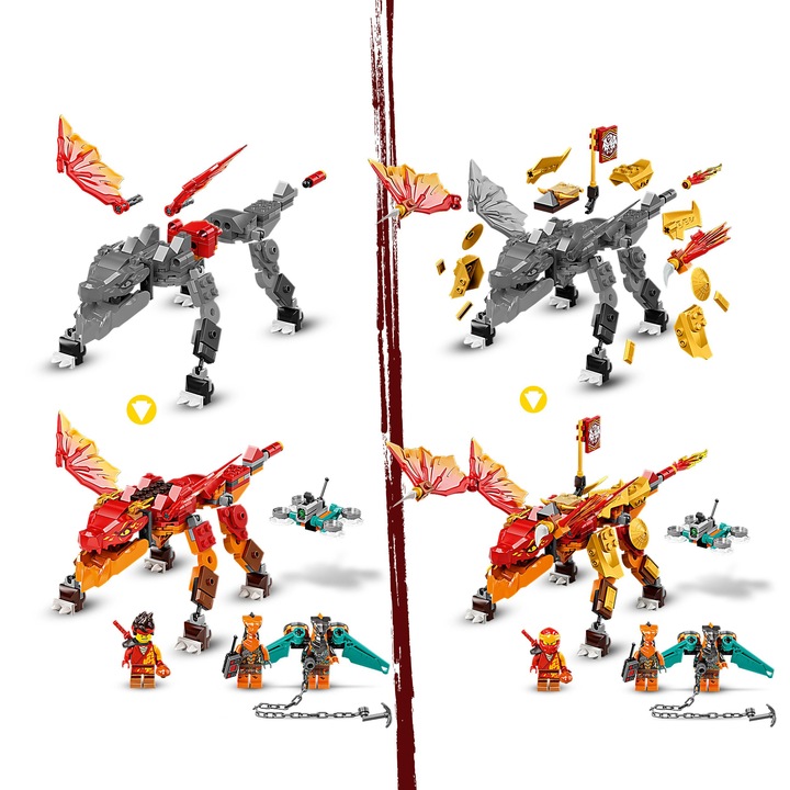 LEGO Ninjago Smok ognia Kaia EVO 71762
