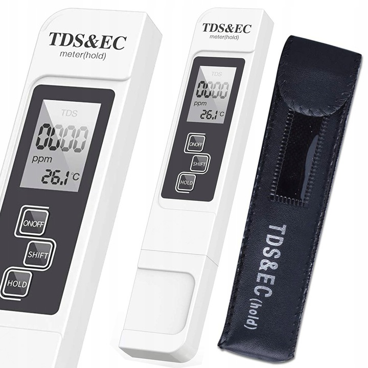 MIERNIK TESTER JAKOŚCI WODY TEST TWARDOŚCI OSMOZY