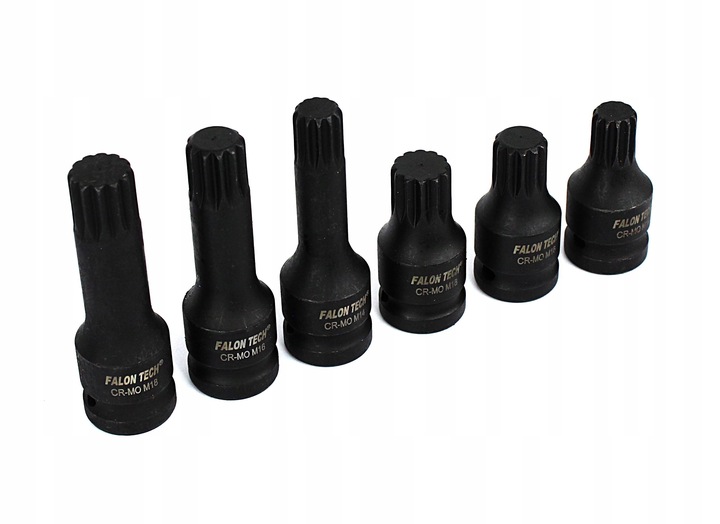 KLUCZE UDAROWE SPLINE M14 M16 M18 - zawieszenia VW