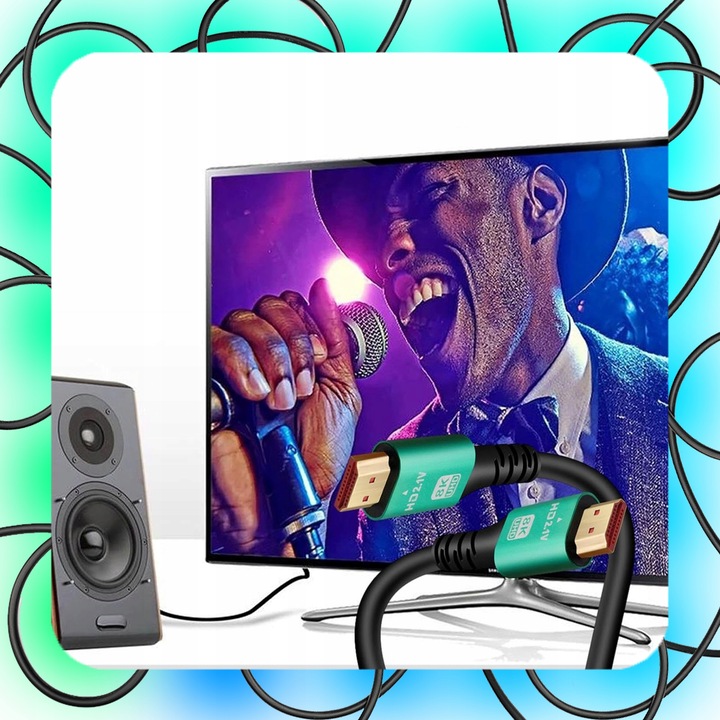 KABEL HDMI 2.1 V PREMIUM ULTRA HIGH SPEED UHD 8K 4K144Hz 10m 8K