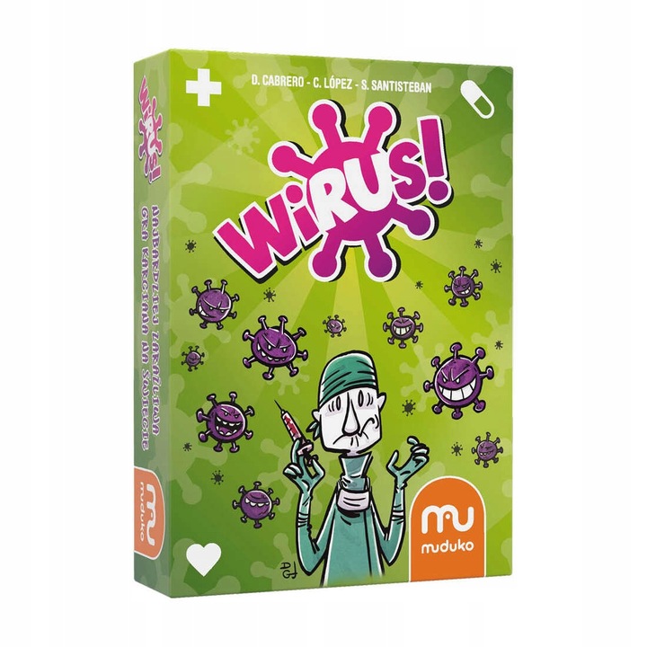 3w1 GRY WIRUS + WIRUS 2 EWOLUCJA + WIRUS HALLOWEEN