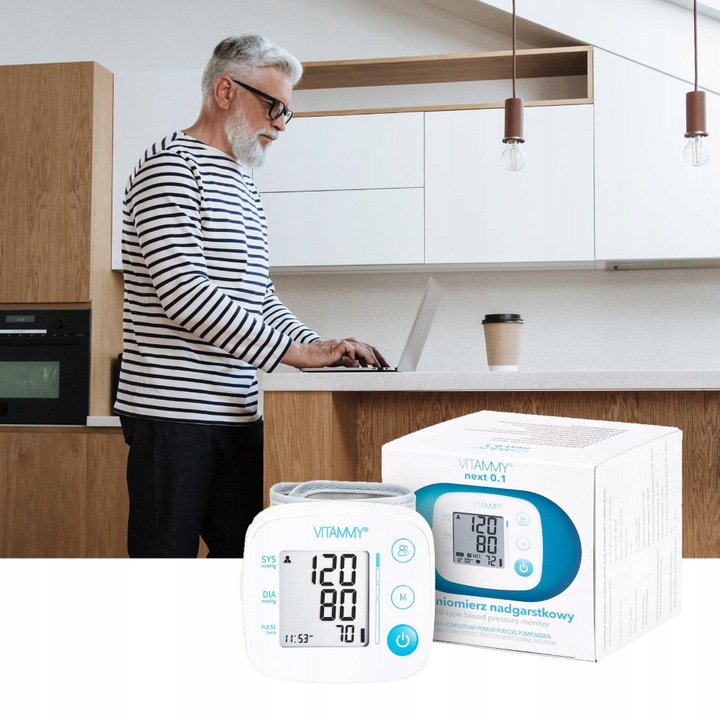 CIŚNIENIOMIERZ NADGARSTKOWY VITAMMY NEXT 0.1 ARYTMIA DUŻY MANKIET