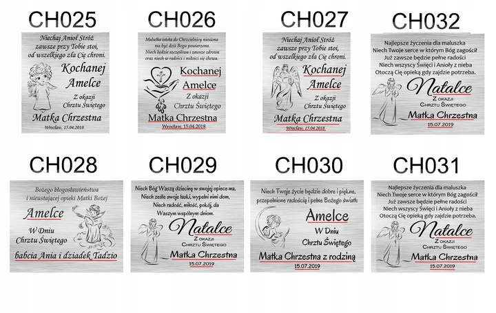 SREBRNY OBRAZEK PAMIĄTKA CHRZTU ŚWIĘTEGO ANIOŁEK ANIOŁ STRÓŻ CHRZEST GRAWER