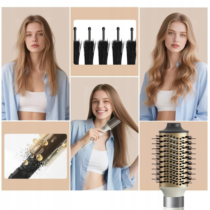 MOCNA SUSZARKA LOKÓWKA DO WŁOSÓW 6W1 3 PRĘDKOŚC Z JONIZACJA 1400W