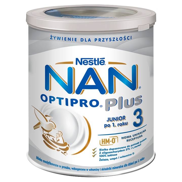 Mleko modyfikowane Nan Optipro plus HMO 3 (800 g)